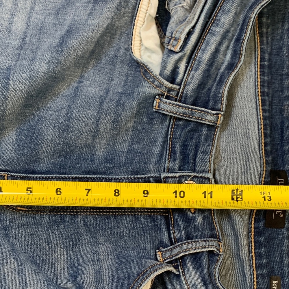 Judy Blue 14W Boyfriend Fit Distressed Jeans Curvy Stretch Zipper Fly Beautiful - Picture 10 of 12